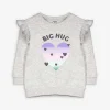 Dopodopo mini Sweatshirt - Glitterprint - lichtgrijs Online