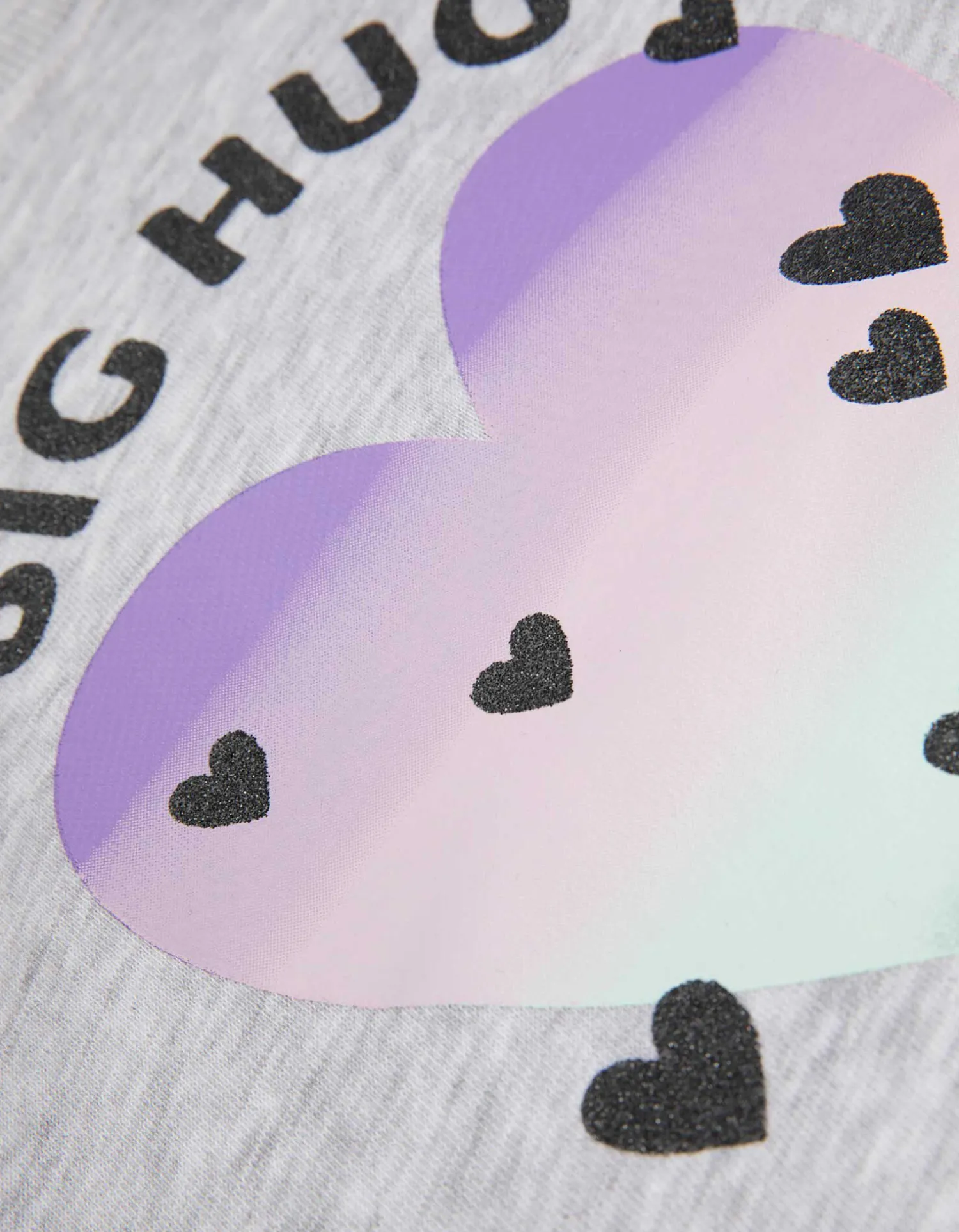 Dopodopo mini Sweatshirt - Glitterprint - lichtgrijs Online