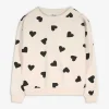 Dopodopo girls Sweatshirt - Motief all-over - beige Discount