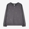 Page One Sweatshirt - Siersteentjes - donkergrijs Online