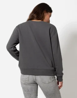 Page One Sweatshirt - Siersteentjes - donkergrijs Online
