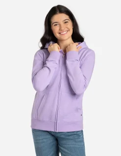 Ever Me Sweatvest - Capuchon met tunnelkoord - lila Best