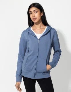 Ever Me Sweatvest - Capuchon met tunnelkoord - lichtblauw Discount