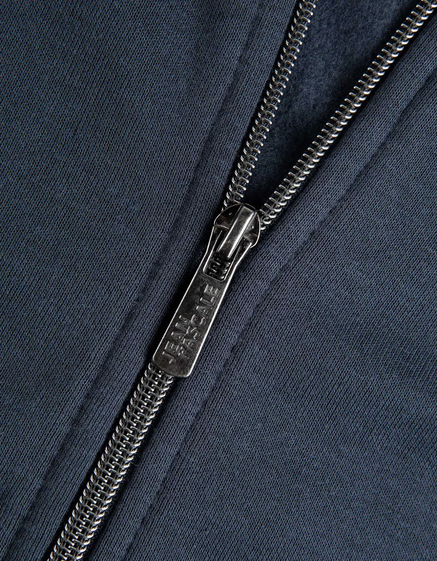 Jean Pascale Sweatvest - Capuchon met tunnelkoord - donkerblauw Best