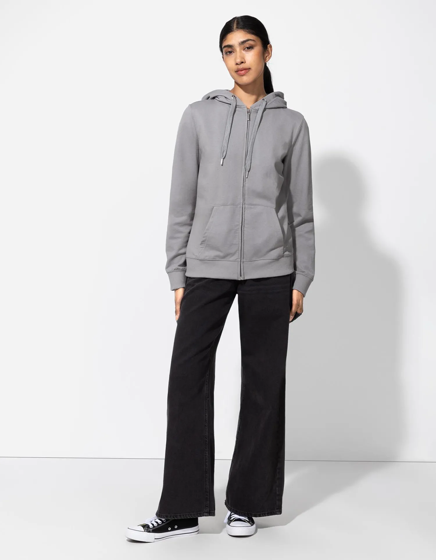 Ever Me Sweatvest - Capuchon met tunnelkoord - grijs Best