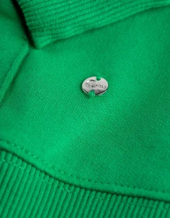 Ever Me Sweatvest - Capuchon met tunnelkoord - groen Hot