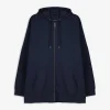 Jean Pascale Sweatvest - Effen - donkerblauw Discount