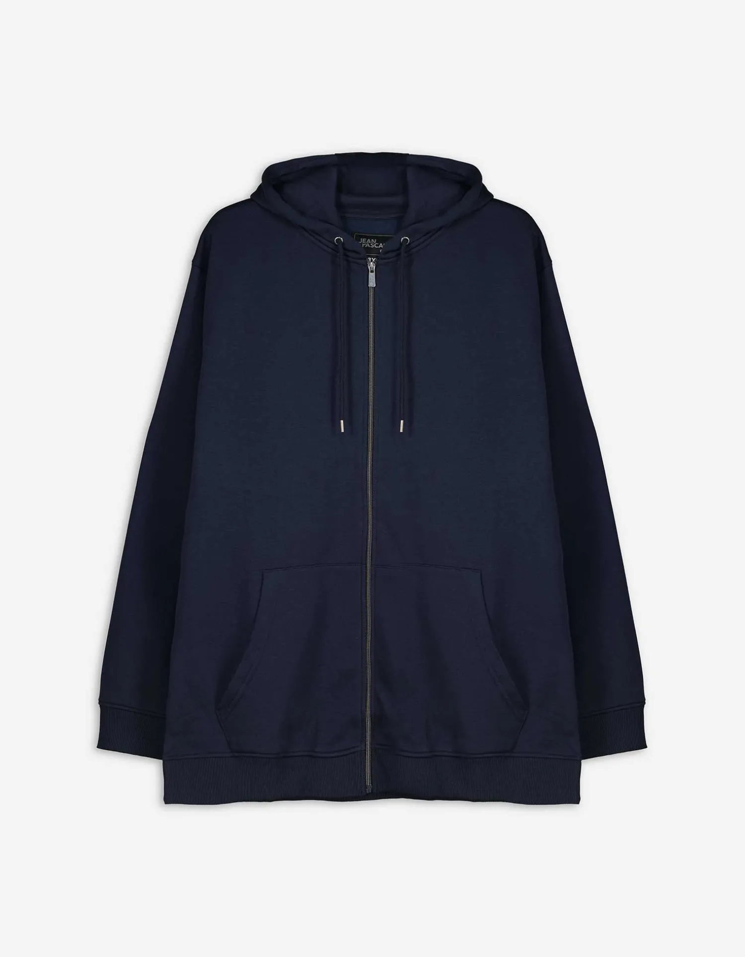 Jean Pascale Sweatvest - Effen - donkerblauw Discount
