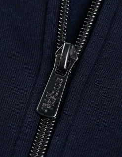 Jean Pascale Sweatvest - Effen - donkerblauw Discount