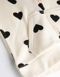 Dopodopo girls Sweatvest - Print all-over - beige New