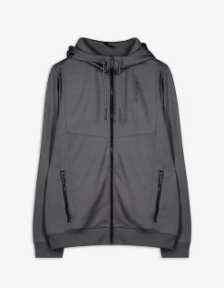 Chapter Sweatvest - Wattering - donkergrijs New