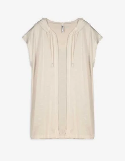 Maxi Blue Sweatvest - Zonder sluiting - wit New