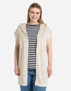 Maxi Blue Sweatvest - Zonder sluiting - wit New