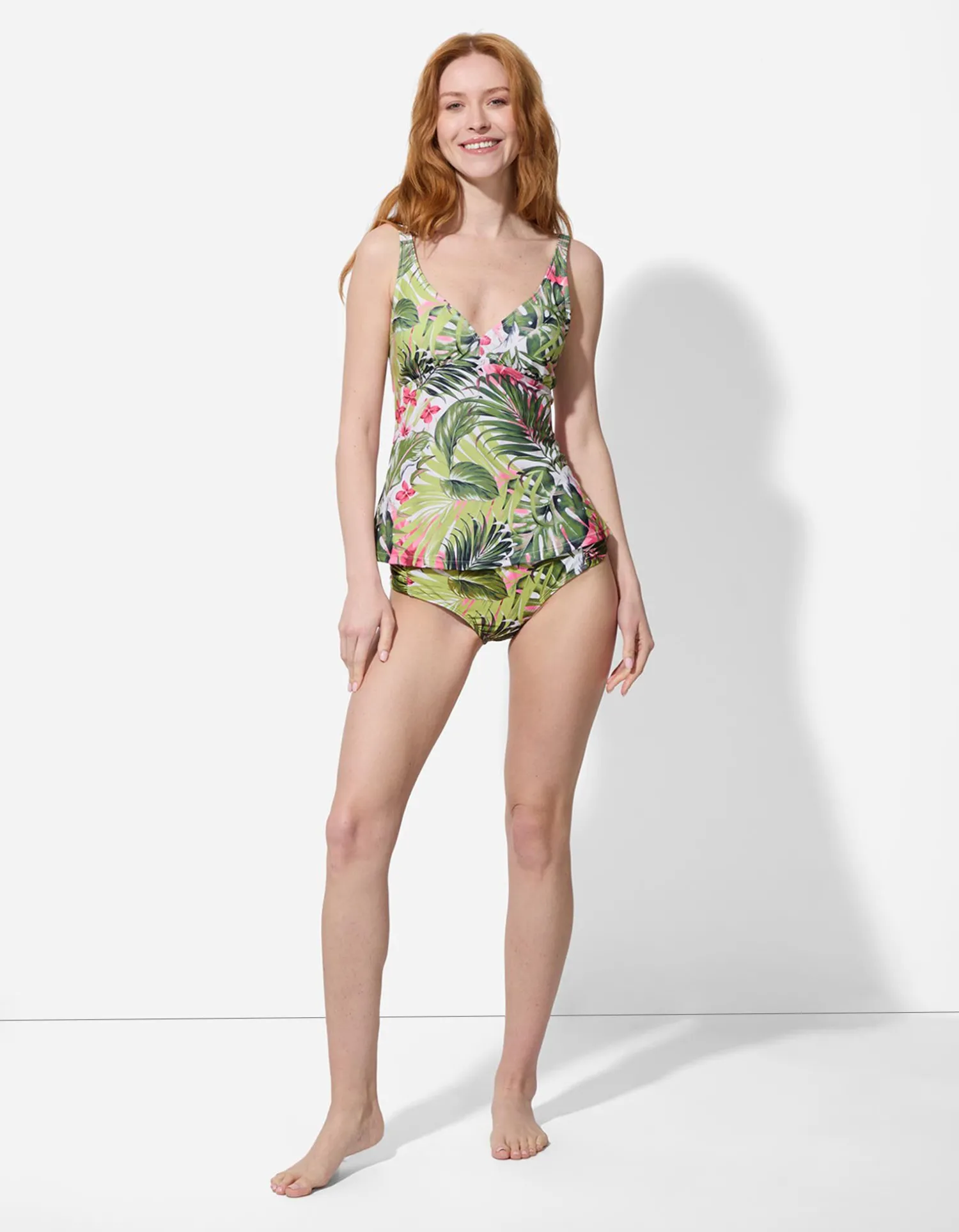 Ever Me Tankini - Print all-over - lichtgroen Hot