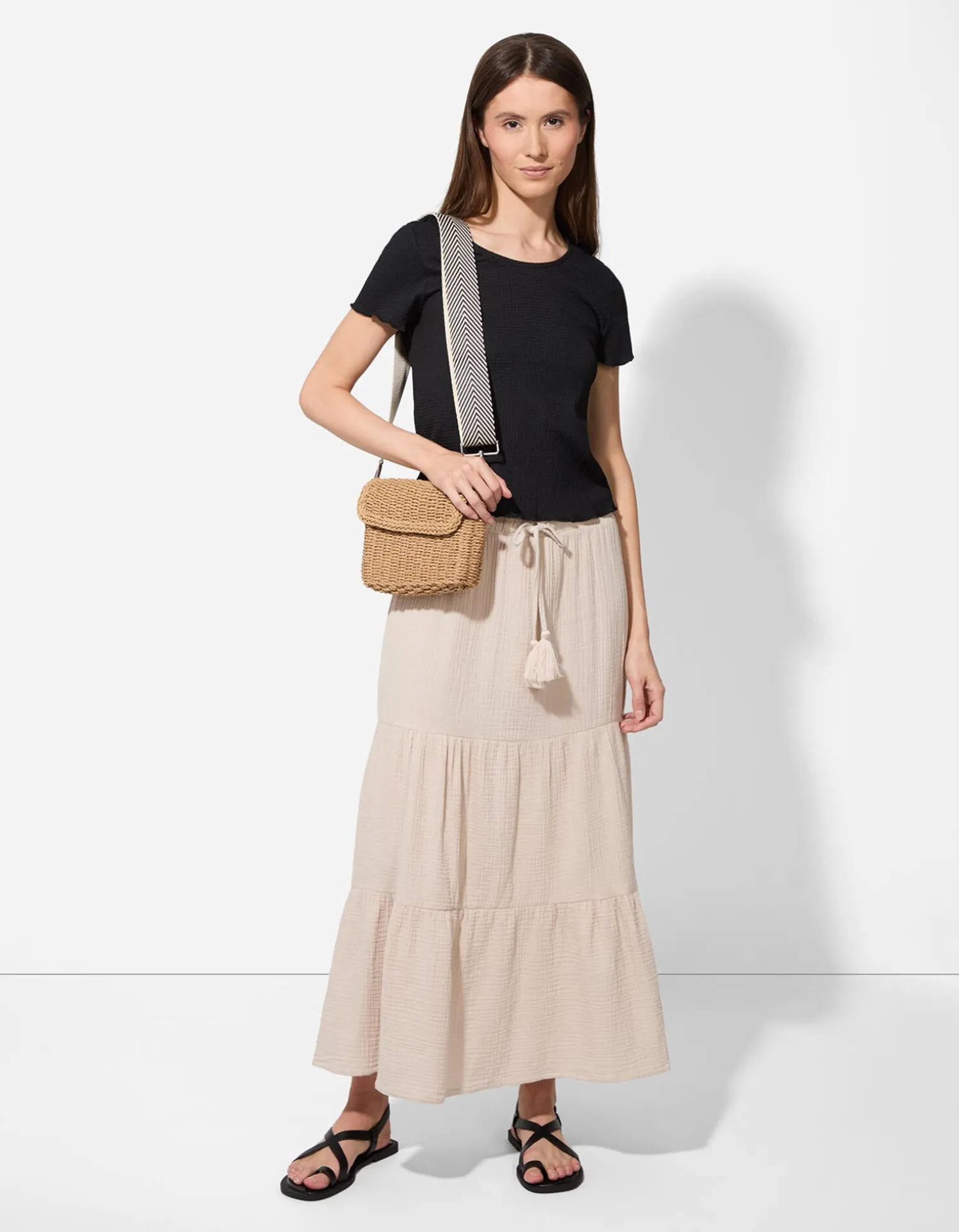 Accessories Tas riem - patroon - beige Sale