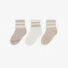 Dopodopo mini Tennis sokken - Set van 3 beige Outlet