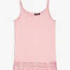 Takko Top - Broderie - roze Clearance