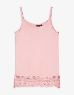 Takko Top - Broderie - roze Clearance