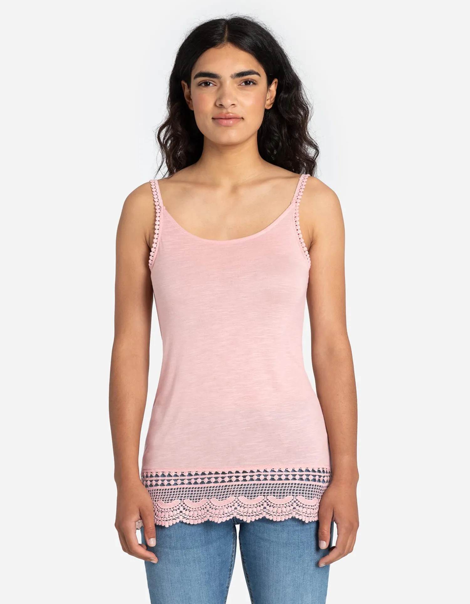 Takko Top - Broderie - roze Clearance
