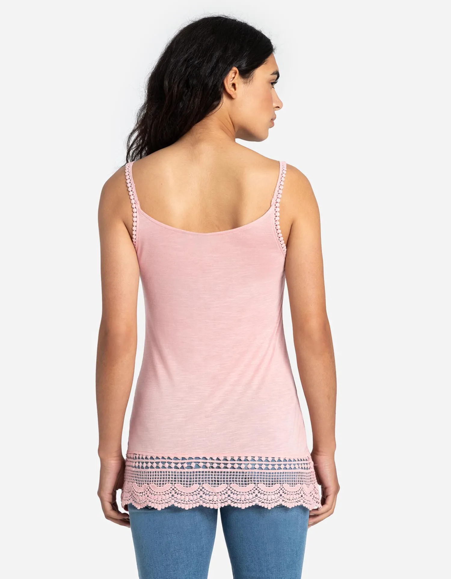 Takko Top - Broderie - roze Clearance