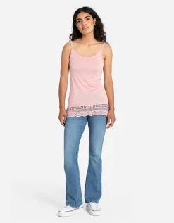 Takko Top - Broderie - roze Clearance