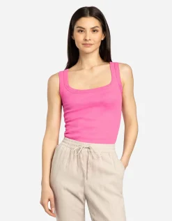 Ever Me Top - Geribde structuur - pink Best