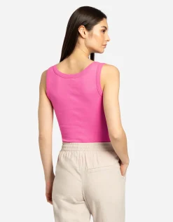 Ever Me Top - Geribde structuur - pink Best