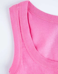 Ever Me Top - Geribde structuur - pink Best