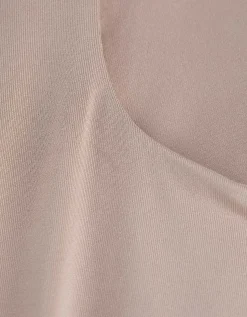 Page One Top - Hoekige hals - beige Sale