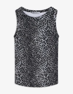Takko Top - Luipaardprint - lichtgrijs Hot