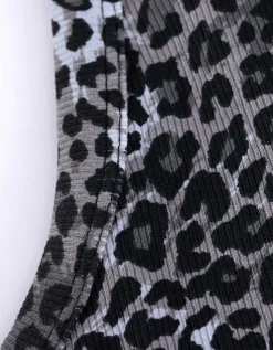 Takko Top - Luipaardprint - lichtgrijs Hot