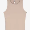 Page One Top - Slim fit - beige Clearance