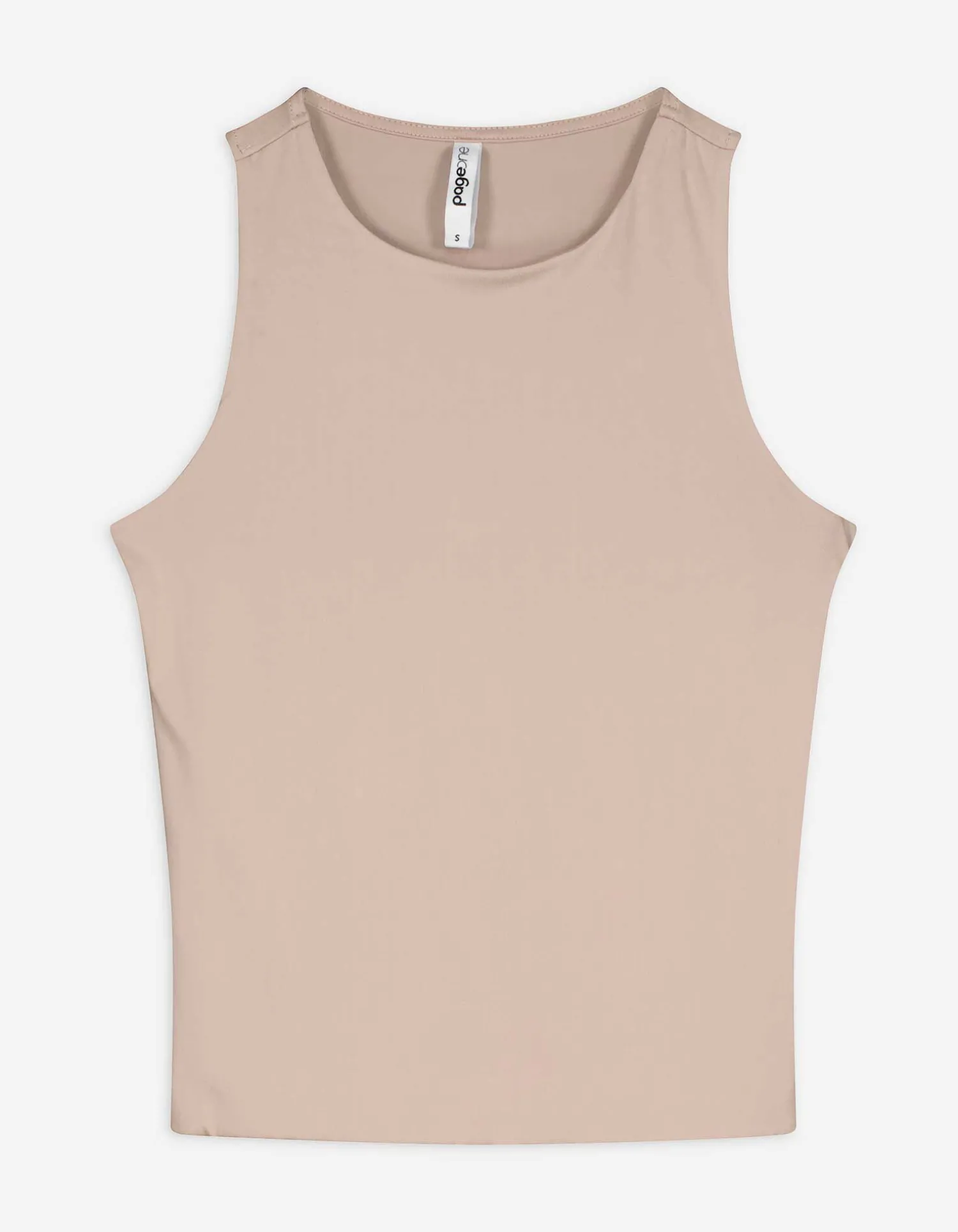 Page One Top - Slim fit - beige Clearance