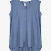 Maxi Blue Top - Viscose - lichtblauw Best