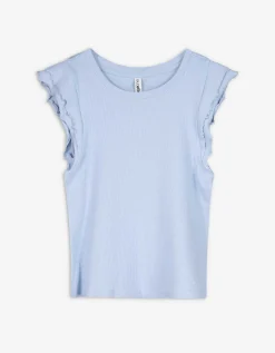 Page One Top - Volants - lichtblauw Outlet
