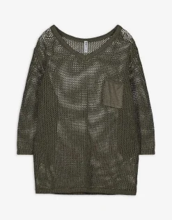 Maxi Blue Trui - Katoenmix - donkergroen Sale