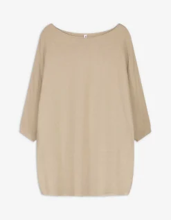 Maxi Blue Trui - Viscosemix - beige New