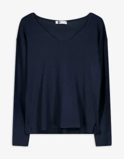 Ever Me Trui - Viscosemix - donkerblauw Hot