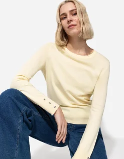 Ever Me Trui - Viscosemix - lichtgeel Outlet