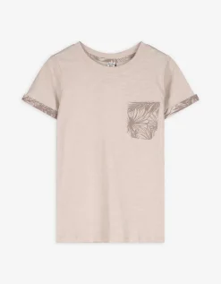 Dopodopo boys T-shirt - Borstzak - beige New