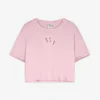 Page One Young T-shirt - Cut-outs - pink Best
