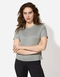 Page One Active T-shirt - Effen - donkergroen Online