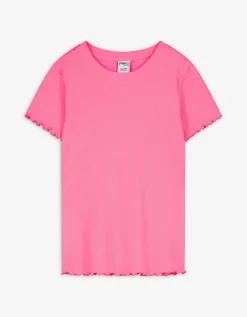 Page One Young T-shirt - Effen - pink Online