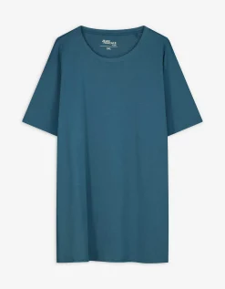 Jean Pascale T-shirt - Effen - turkoois Online