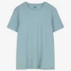 Jean Pascale T-shirt - Effen - turkoois Fashion