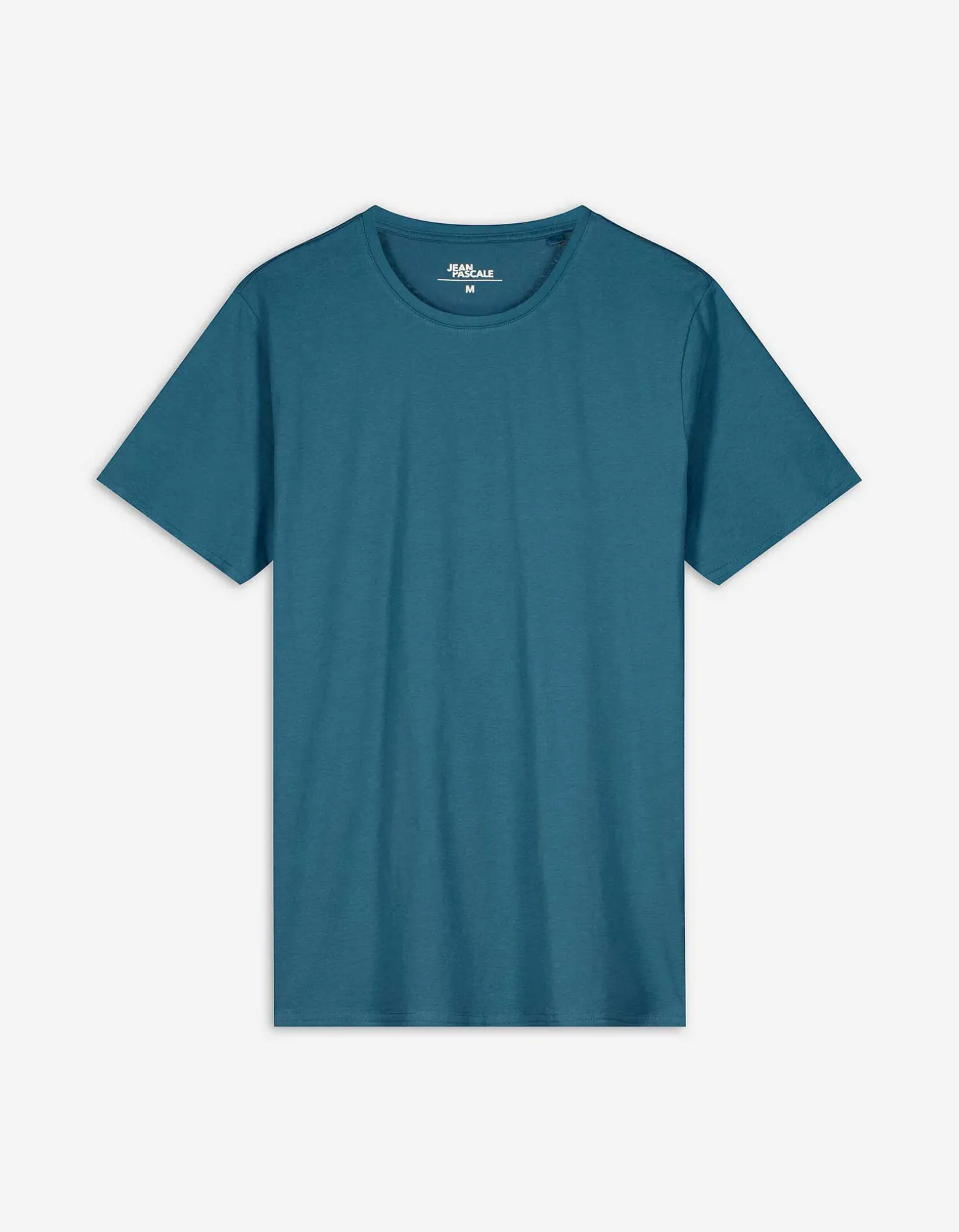 Jean Pascale T-shirt - Effen - turkoois Clearance