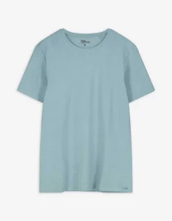 Jean Pascale T-shirt - Effen - turkoois Fashion