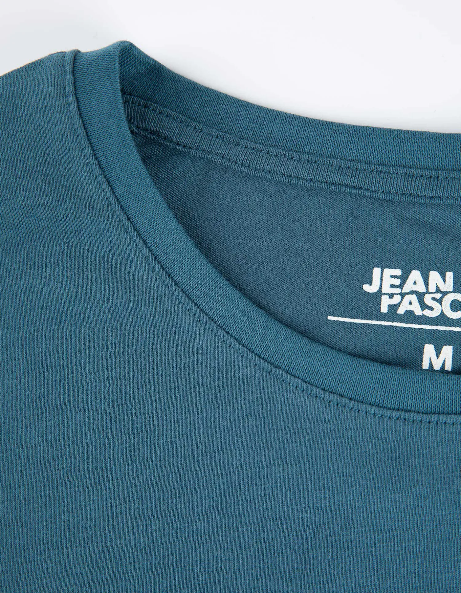 Jean Pascale T-shirt - Effen - turkoois Clearance