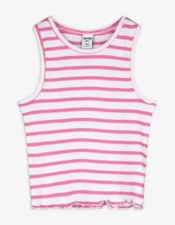 Dopodopo girls T-shirt - Geribde structuur - pink Outlet