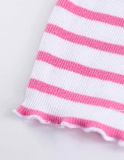 Dopodopo girls T-shirt - Geribde structuur - pink Outlet